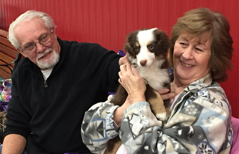 Breeze lives in a co-own home with Brenda and Ken in Troy Missouri.